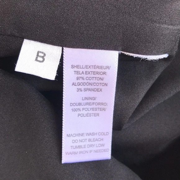 Super Vibrant Black & White Ann Taylor Loft Floral Pencil Skirt Size 10P - Picture 9 of 9